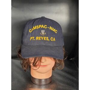 US Coast Guard CAMSPAC NMC Pt Reyes CA Hat Navy Blue USCG Pin Strapback